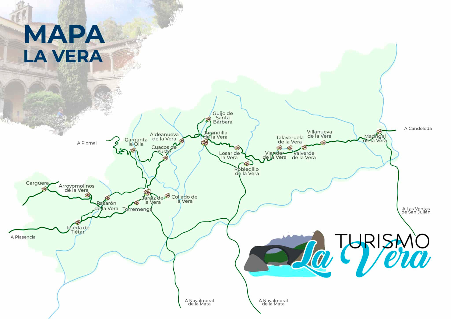 Mapas de la Comarca de la Vera